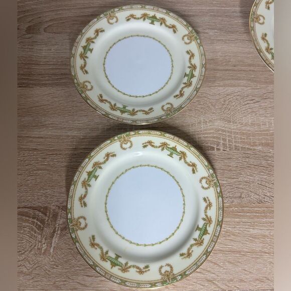 Vintage Lorento By Noritake Japan Lot Of Two Dinner & One Soup Plates - Picture 8 of 11